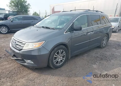 2012 Honda Odyssey Ex-L from USA, damaged, VIN 5FNRL5H68CB118341